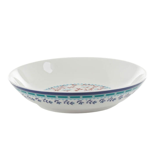 Plato Hondo Gibson Village Vines de Cerámica 8"