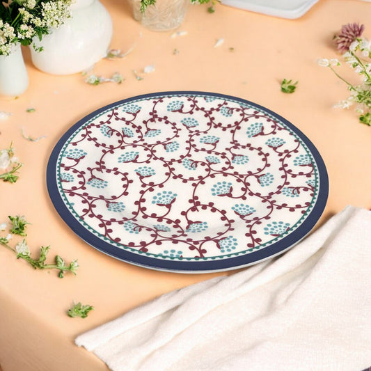 Plato Llano Gibson Village Vines de Cerámica 10.5"