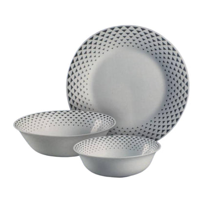 Vajilla De Vidrio Gibson De 12 Piezas Cane Peak