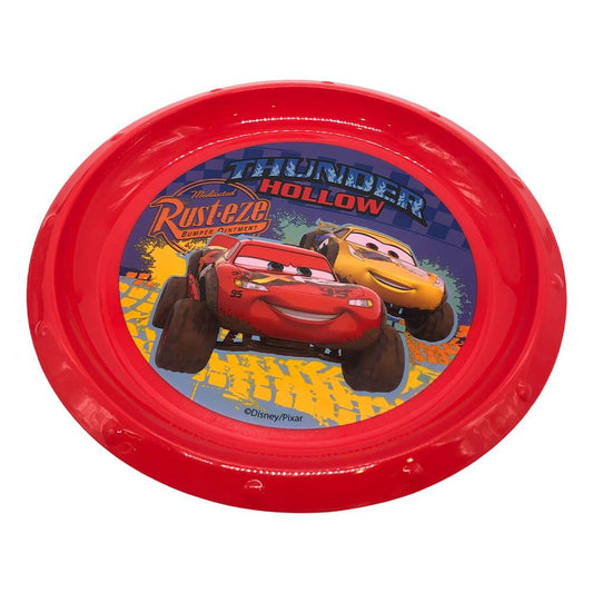 Plato Plástico Plano Cars 22 cm