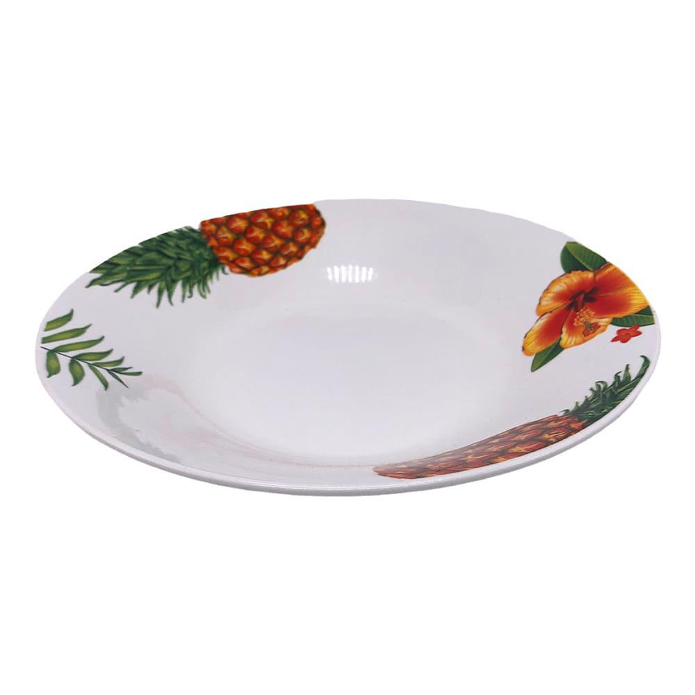 Plato Hondo Lotus de Cerámica 9"