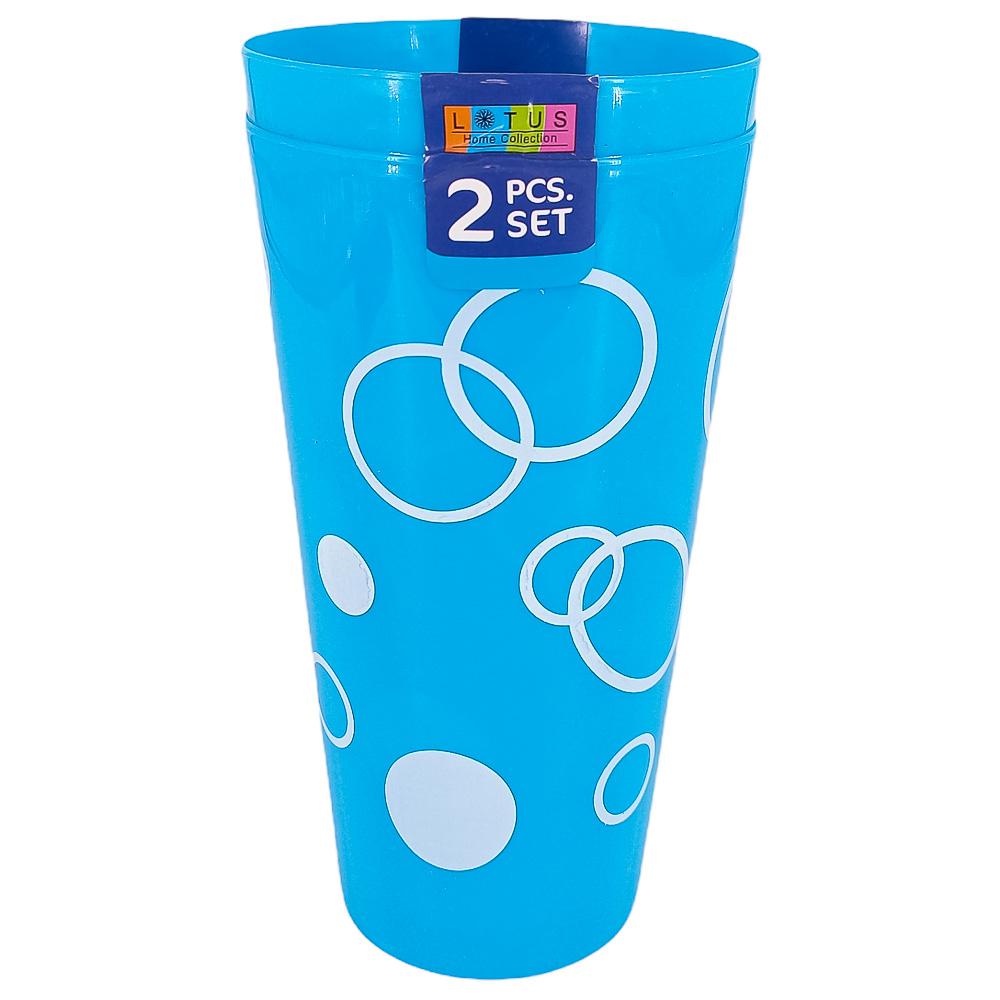 Vaso Plástico Lotus 2 Piezas - Surtido