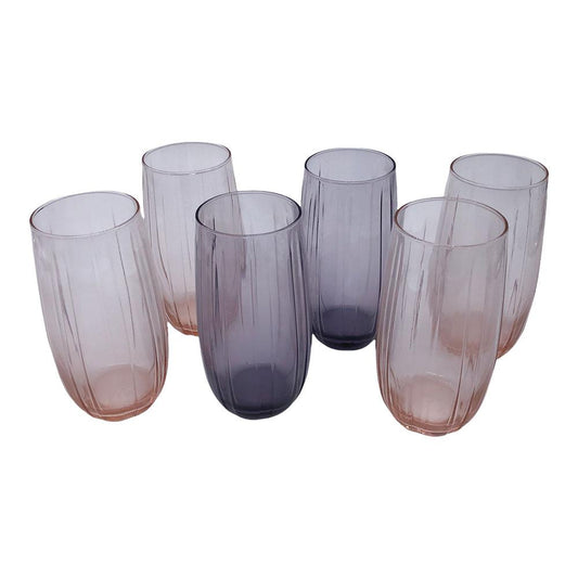 Vaso de Vidrio Linka 17 oz 6 Piezas