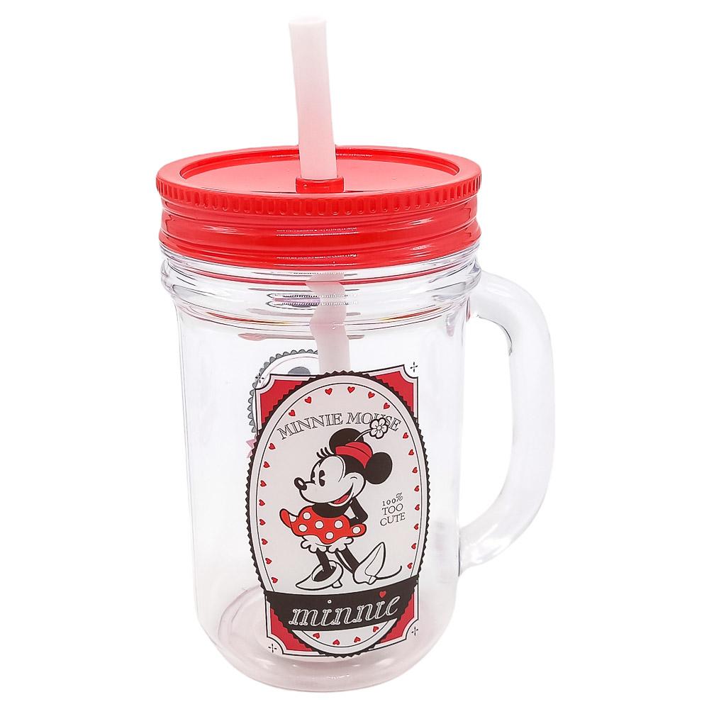 Vaso Minnie Mouse Con Tapa