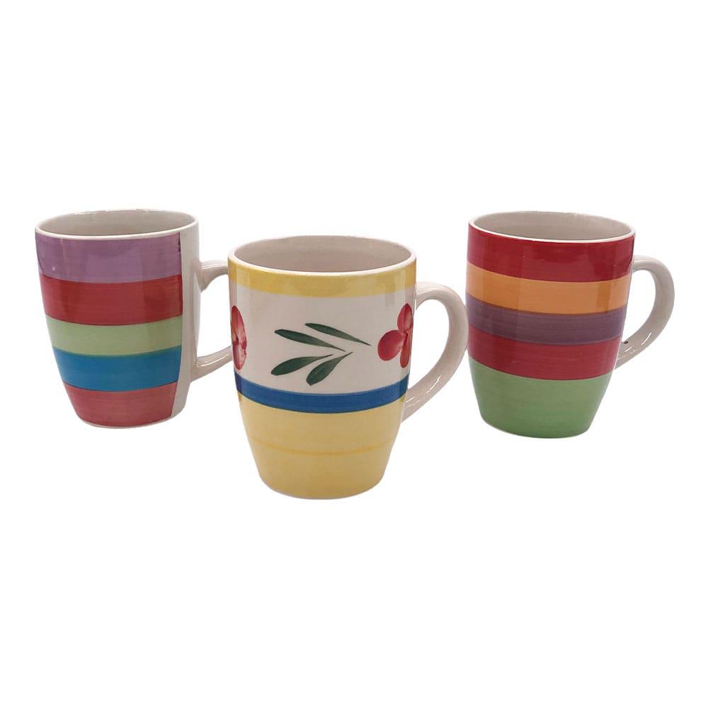 Set de Tazas Homestar de Cerámica 3 Piezas 10 oz