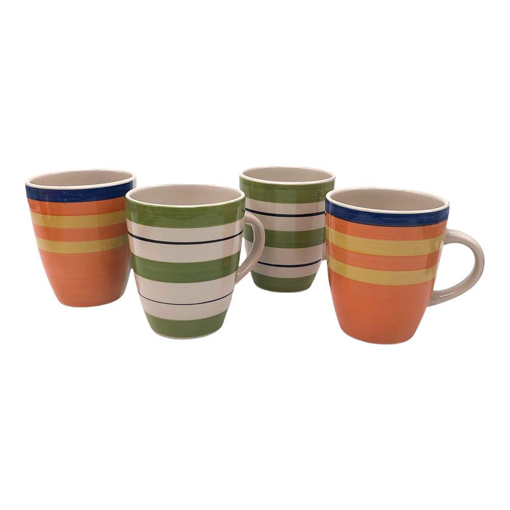 Set de Tazas Homestar de Cerámica 4 Piezas 14 oz