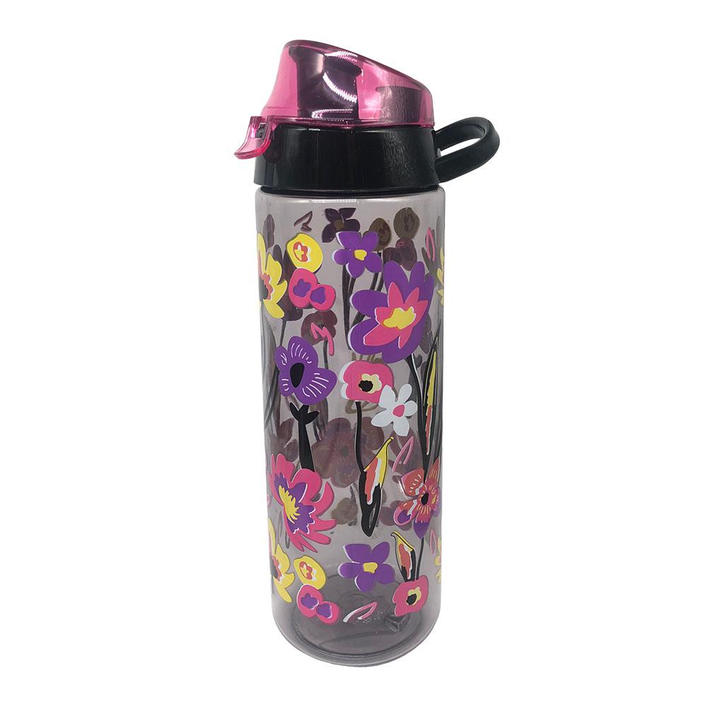 Botella Herevin 25 Oz Plástica Color Flowers
