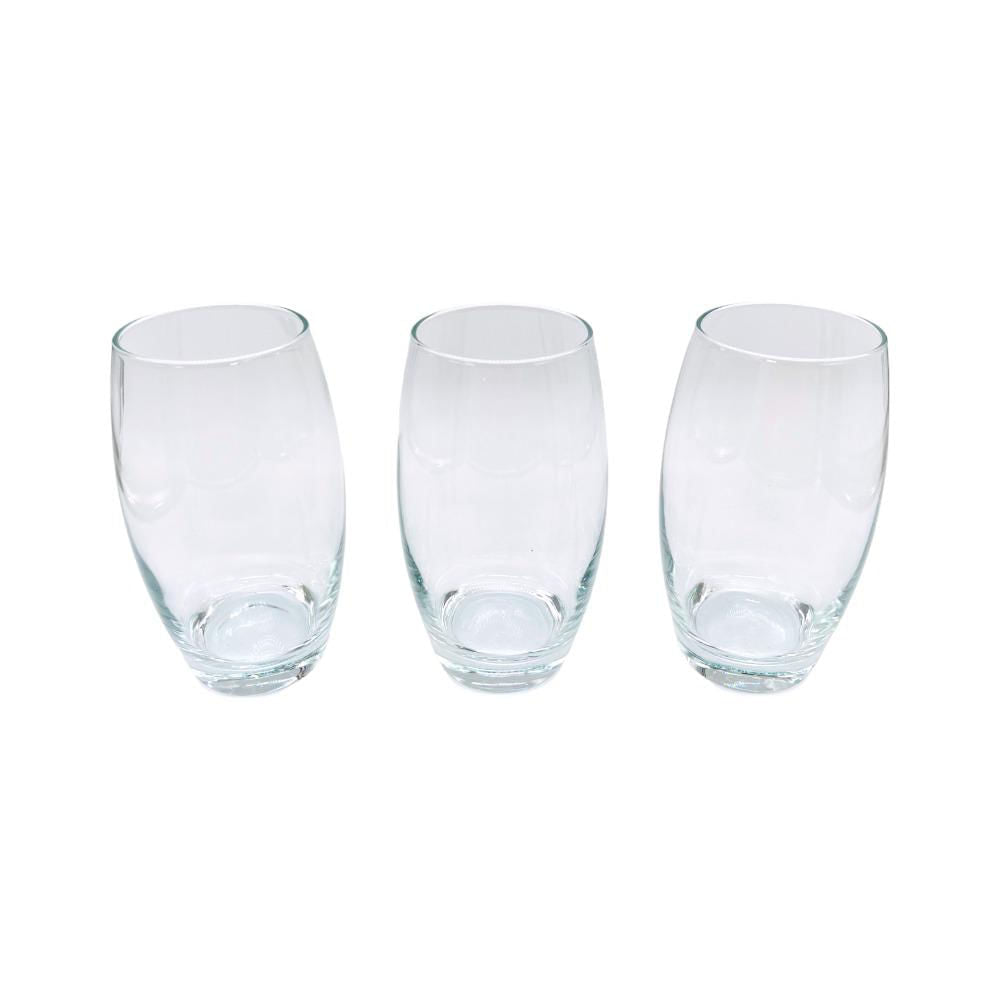 Vasos de Vidrio Long Pasabahce Barrel 17 oz 3 Piezas