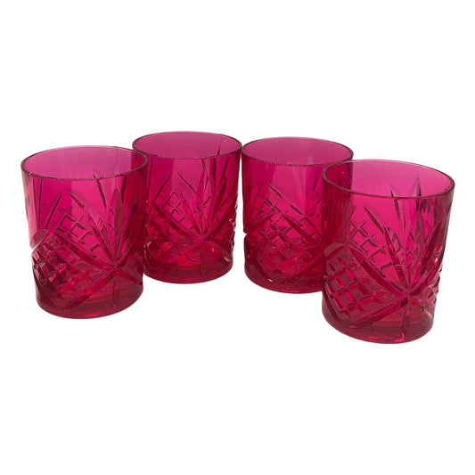 Vaso Acrílico Dublin Studio Cristal 4 Piezas