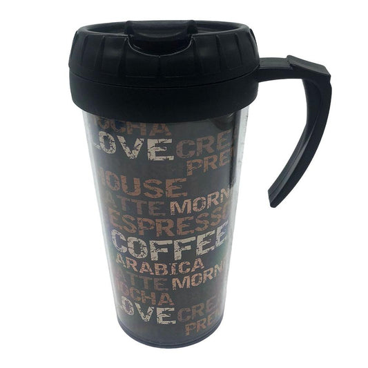 Taza Plástica Herevin Con Tapa 540 ml