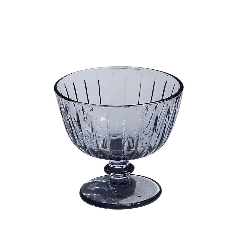 Copa Kennedy Home Para Postre 9 Oz Vidrio Clear Blue