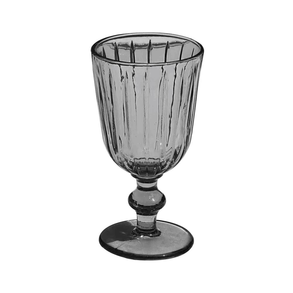 Copa Kennedy Home Para Agua 8Oz Vidrio Clear Smoke