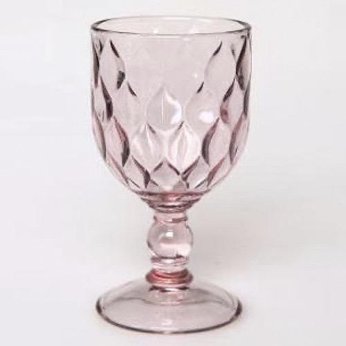 Copa Kennedy Home 7 Oz Vidrio Clear Pink