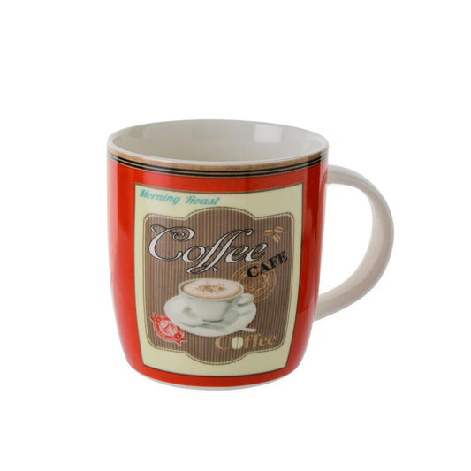 Taza de Cerámica Concepts Estampada Roja de 8 Cm