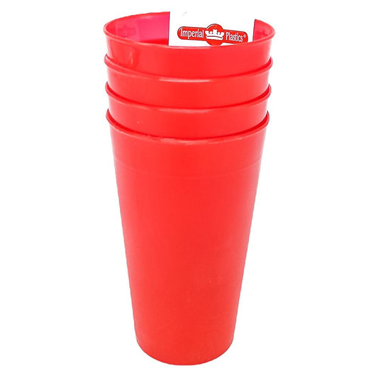 Vasos Imperial Plastics de 13 oz 4 Piezas- Surtido