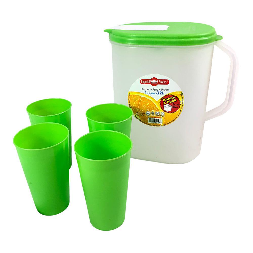 Jarra Plástica Imperial Plastics 5 Piezas - Surtido