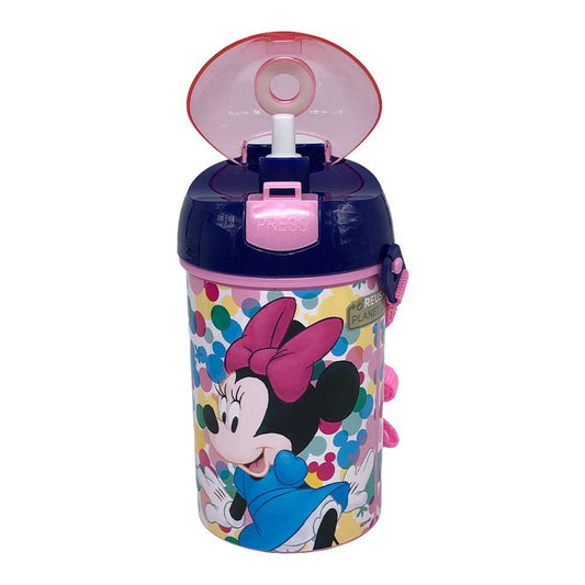 Botella Minnie Mouse Plástica 450 ml