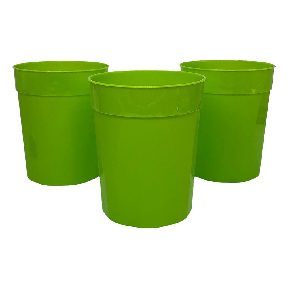 Vasos de Plástico Lotus 3 Piezas - Surtido