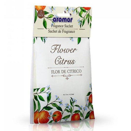 Aromatizante Aromar Sachet Flower Citrus 2 Piezas