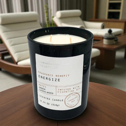 Vela Aromática Max Wholesales Ámbar Sándalo 17 oz