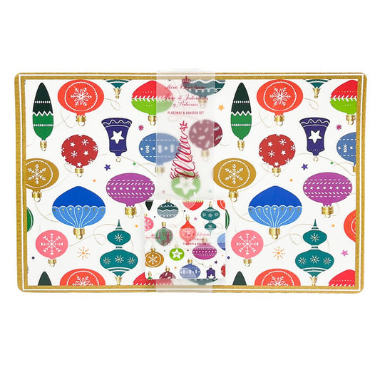 Individual Navideño Plástico / Set de 8 Piezas – Miro Christmas - Miro Christmas - Titan.com.pa - 7450206137698