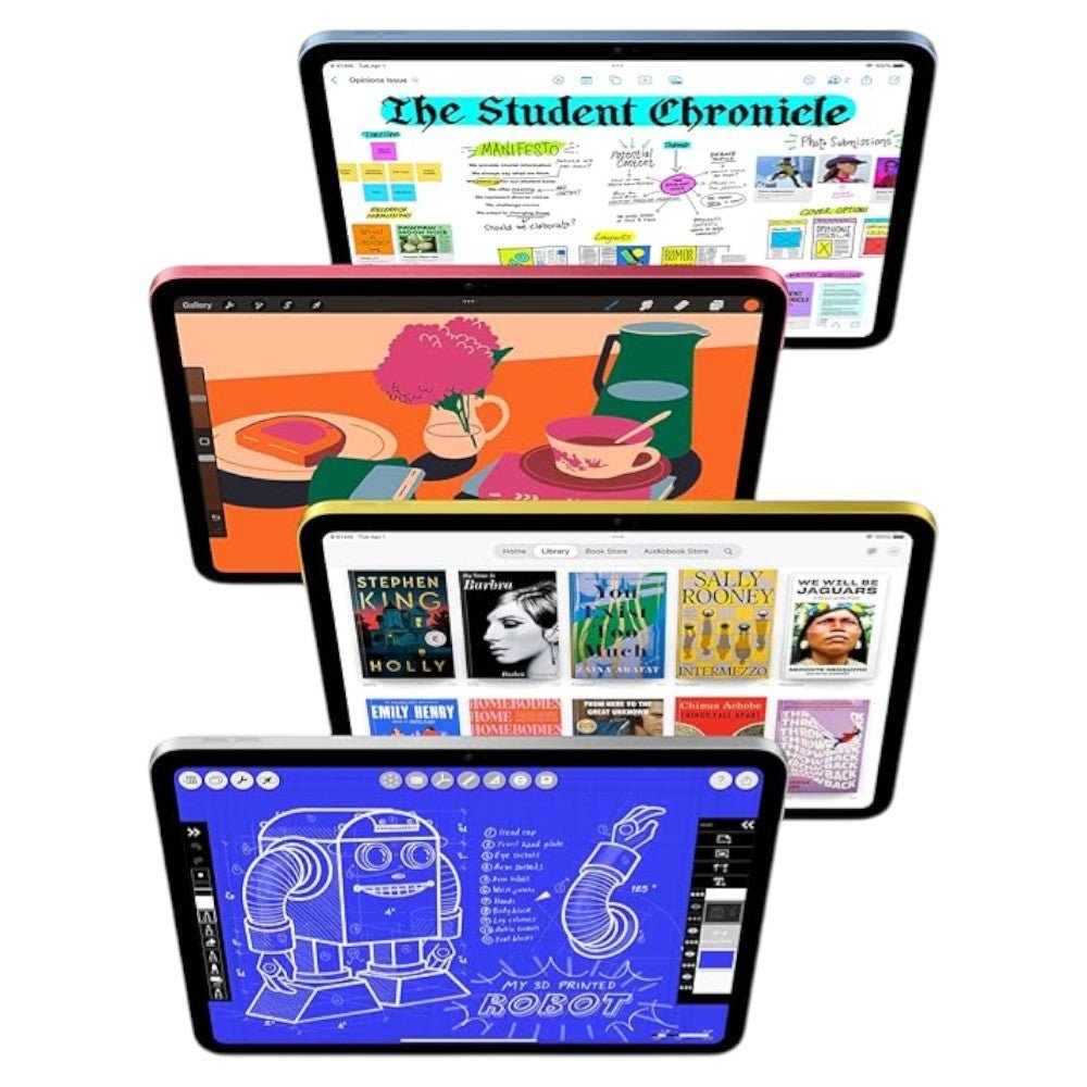 El Apple iPad 11” con chip A16, pantalla Liquid Retina, 128 GB, Wi-Fi 6, cámaras de 12 MP, Touch ID y batería para todo el día. En el Titán Panamá.