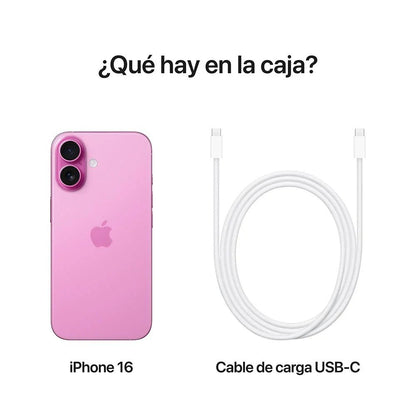 iPhone 16 de 256GB / Sim Físico / Rosado - Apple - Titan.com.pa - 195949823237