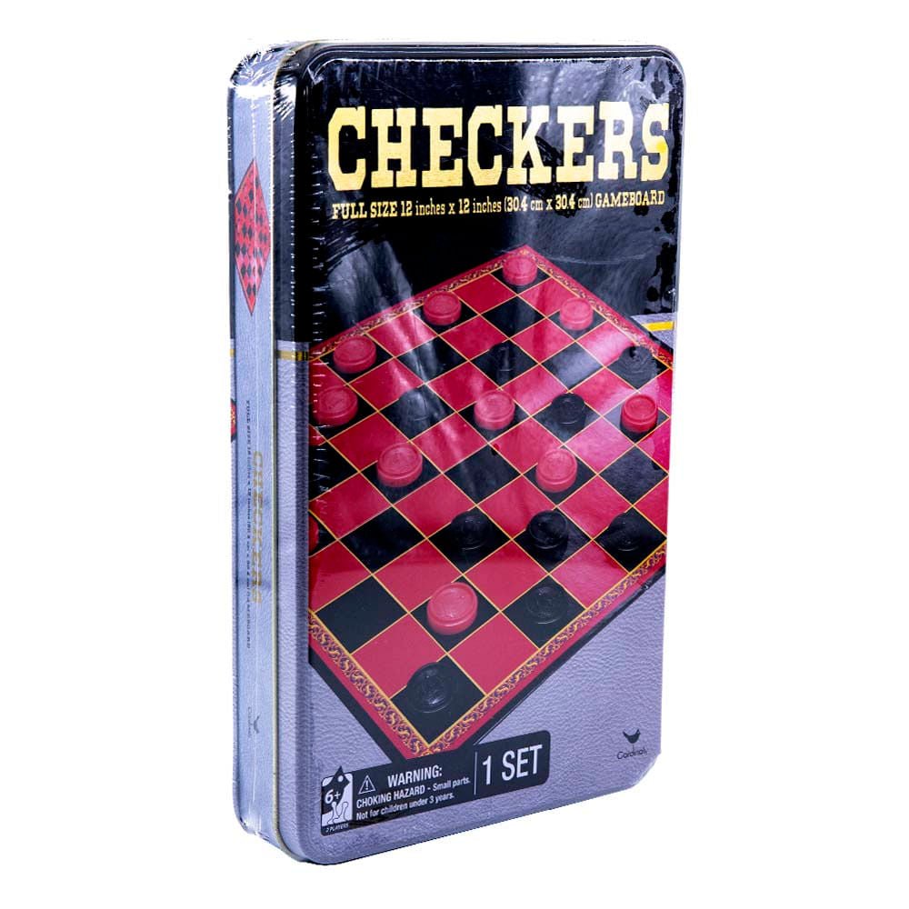 Juego De Ajedrez Clásico En Caja De Lata Cardinal