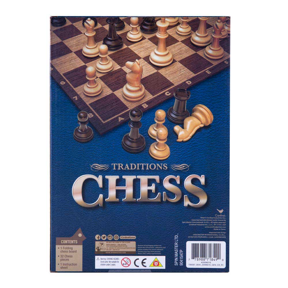 Juego De Ajedrez En Caja Cardinal