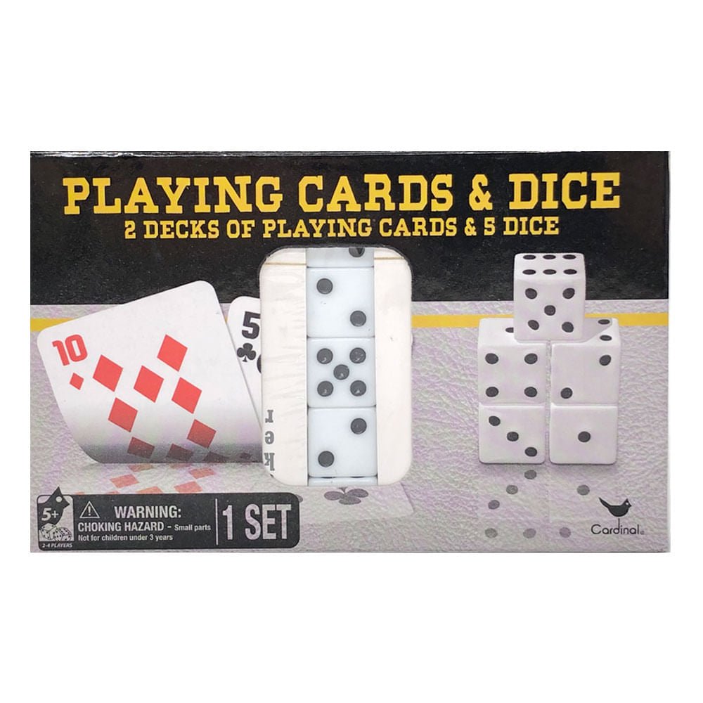 Juego de Cartas Con Dados Cardinal