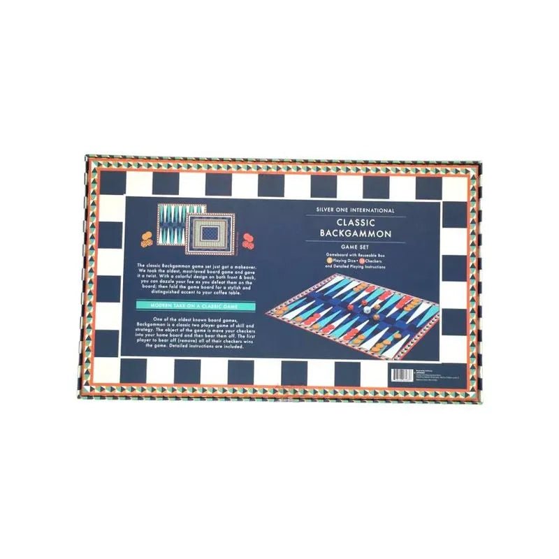 Juego De Mesa Backgammon - Silver One - Titan.com.pa - 848496064836