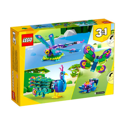 Bloques LEGO Creator Pavo Real Exótico