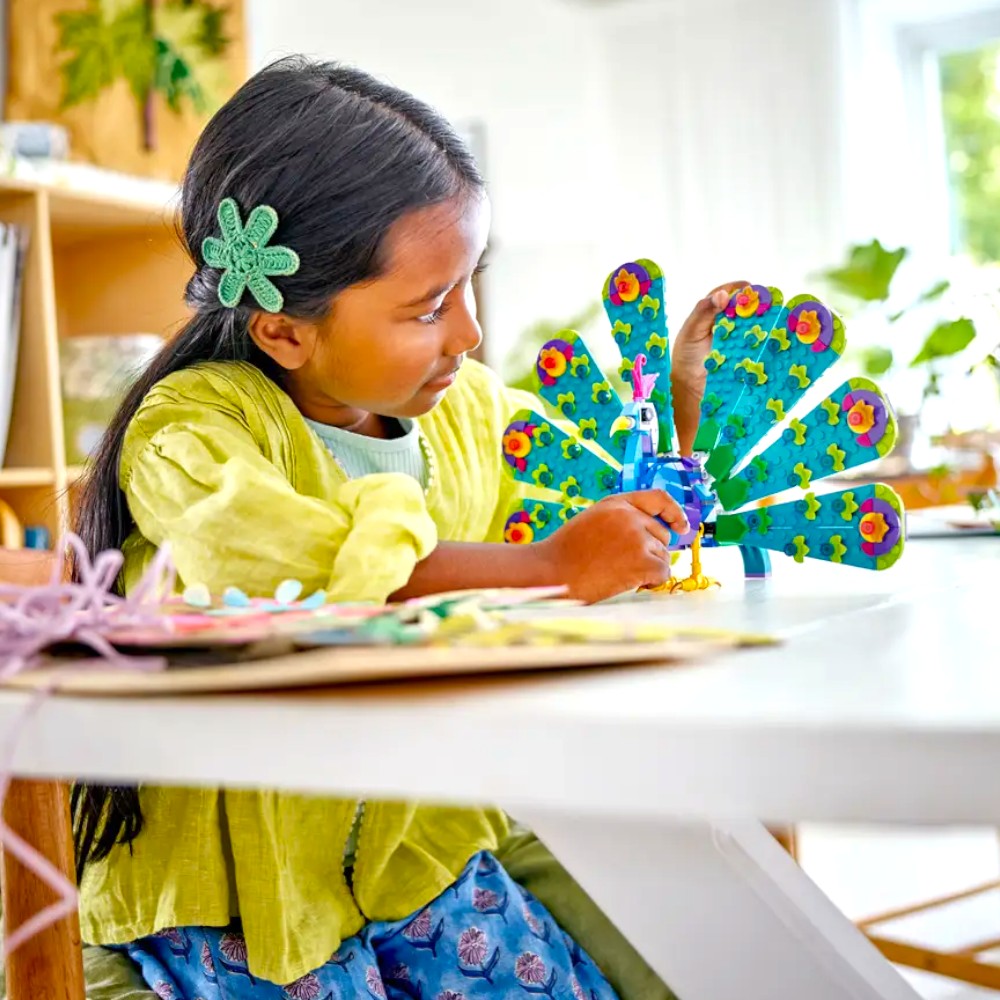 Bloques LEGO Creator Pavo Real Exótico