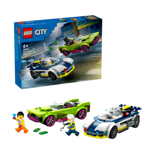 Bloques LEGO City Auto de Policía y Auto Deportivo