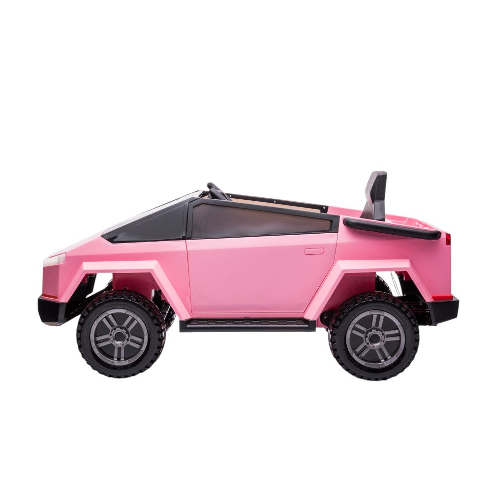 Carro Recargable Overseas Cyber Truck / Rosado / Con Control Remoto