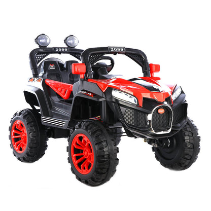 Carro Jeep Recargable de 35 Watts 12 Voltios Rojo