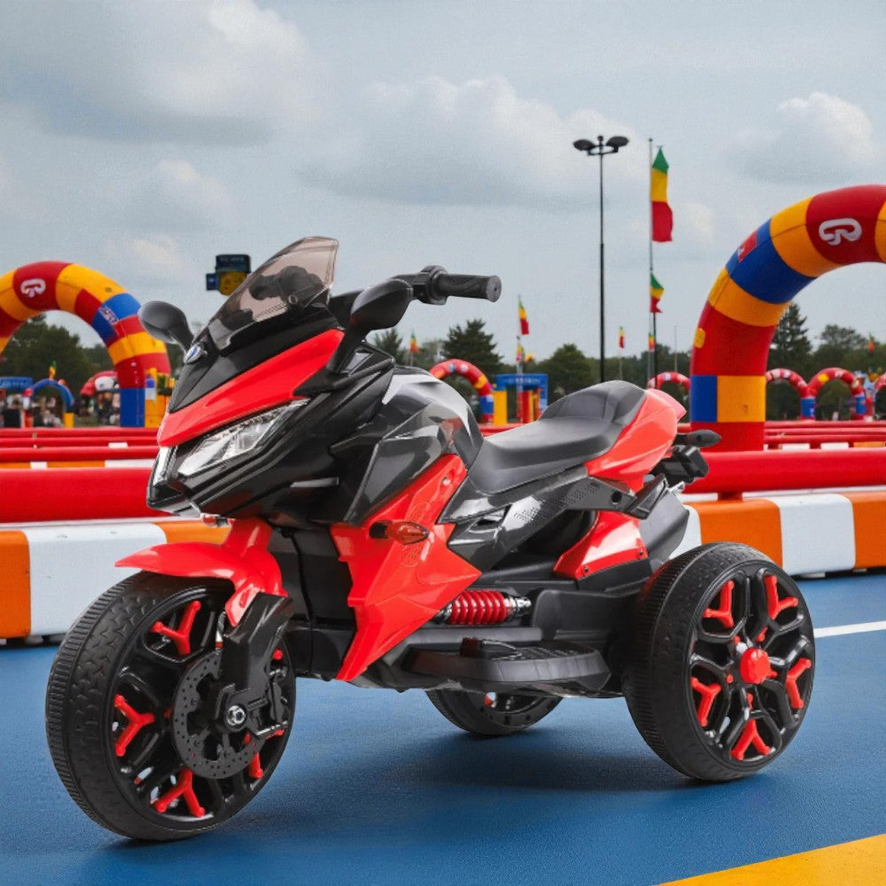 Motocicleta Recargable de 6 Voltios 4.5 Ah – Color Rojo