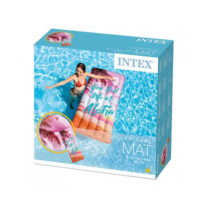 Flotador Intex Mat Inspiracional 70" x 33"- Surtido