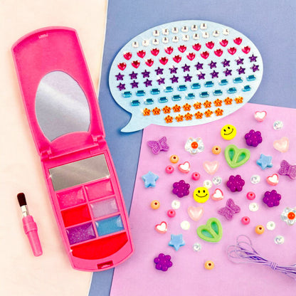 Teléfono Con Brillos Labiales y Correa / Make It Real