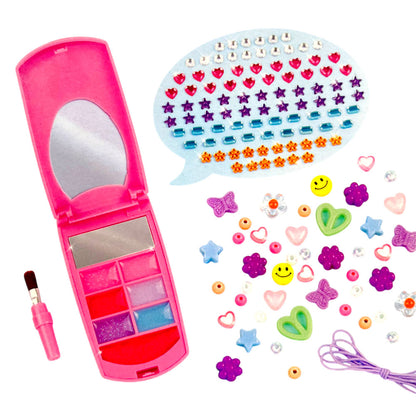 Teléfono Con Brillos Labiales y Correa / Make It Real