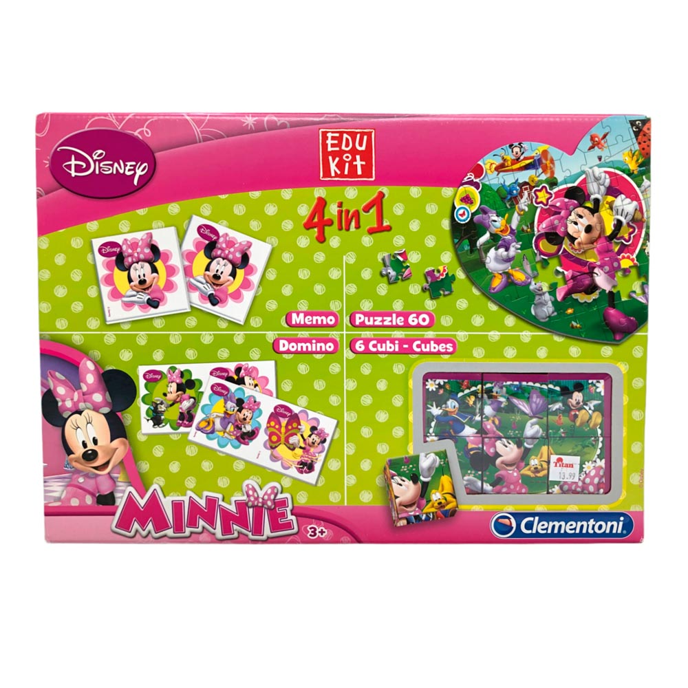 Juego de Mesa Minnie 4 En 1