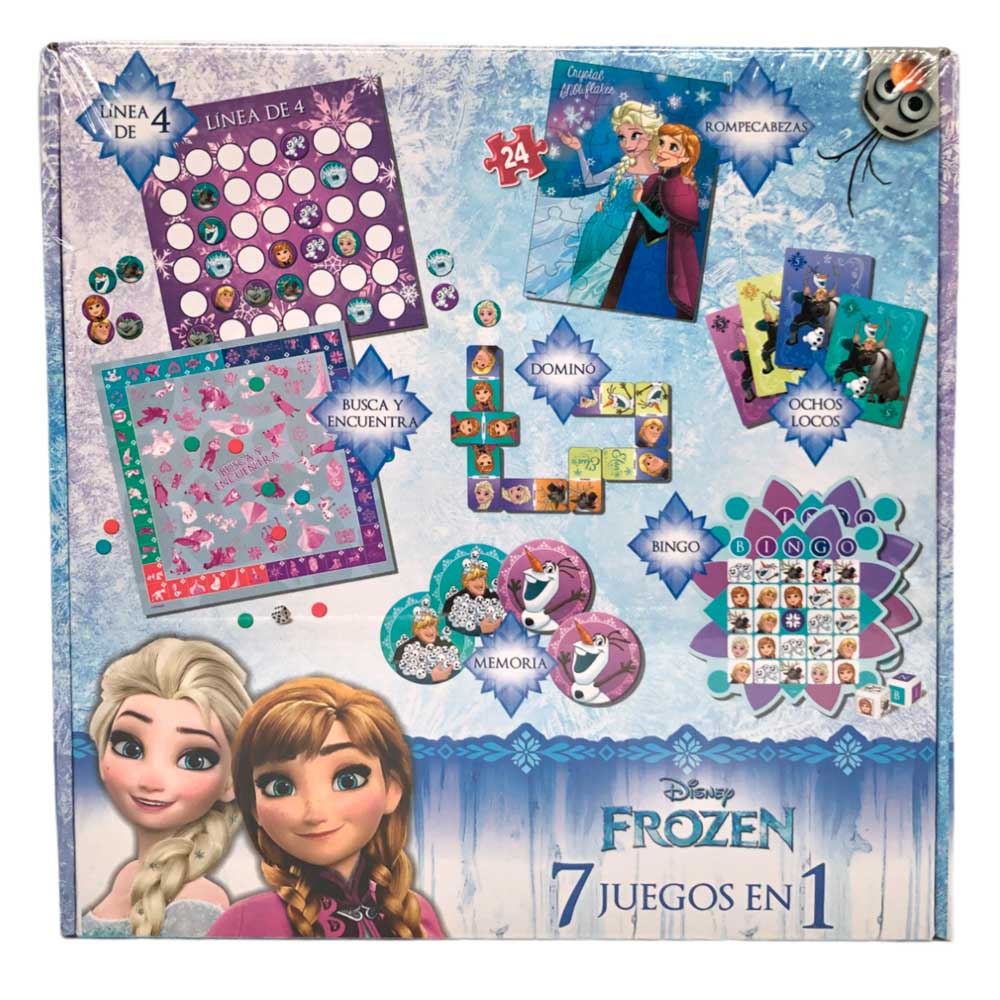 Juego de Mesa Frozen 7 En 1