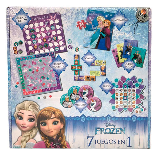 Juego de Mesa Frozen 7 En 1
