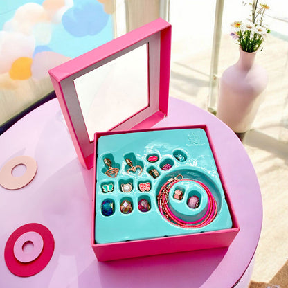 Pulsera Charms De Halo / Pretty In Pink / Make It Real