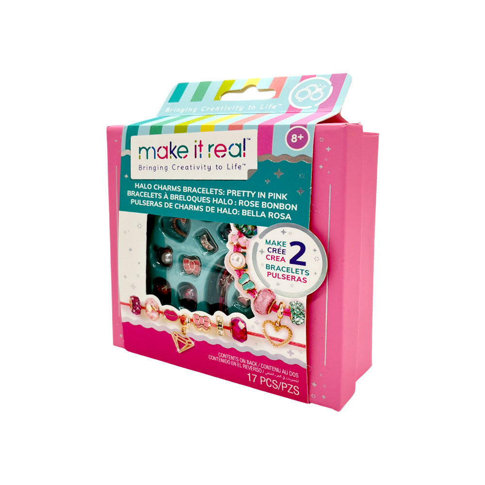 Pulsera Charms De Halo / Pretty In Pink / Make It Real