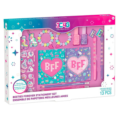 Set De Papelería Mejores Amigos 3C4G