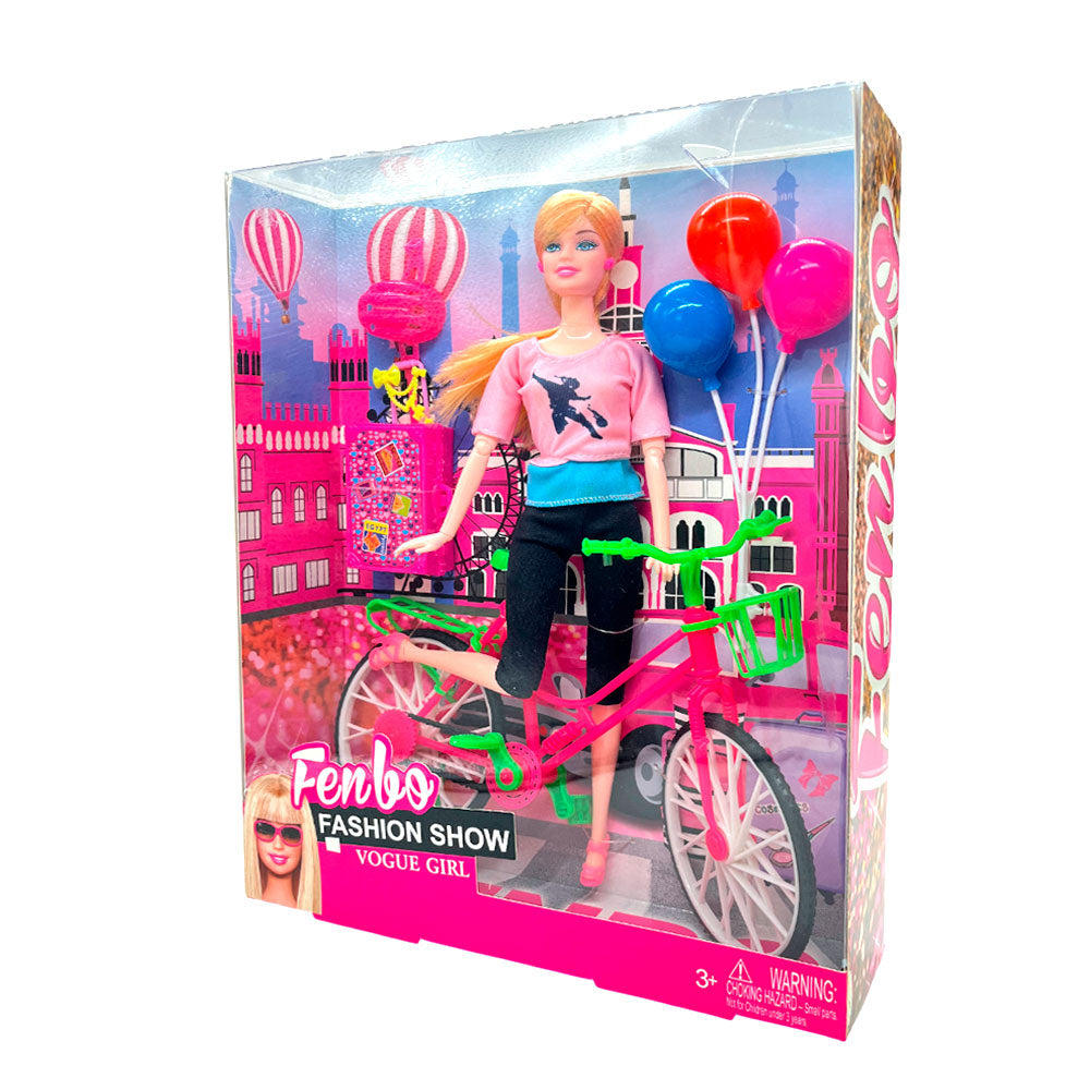 Muñeca Fenbo Bicicleta