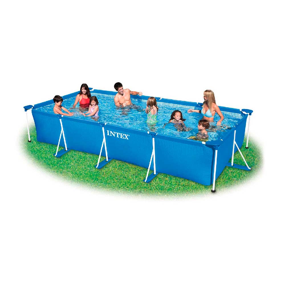 Piscina Intex Rectangular Con Marco de Metal 3 m x 2 m x 65 cm