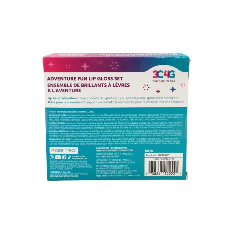 Juego Lip Gloss Paper Wrapped