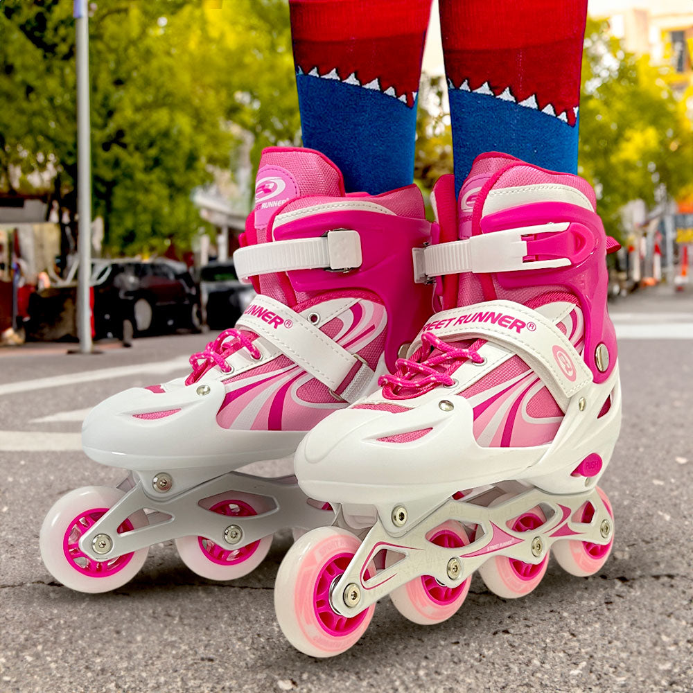 Patines en Línea Ajustables de 4 Ruedas Talla 39-42 – Surtidos